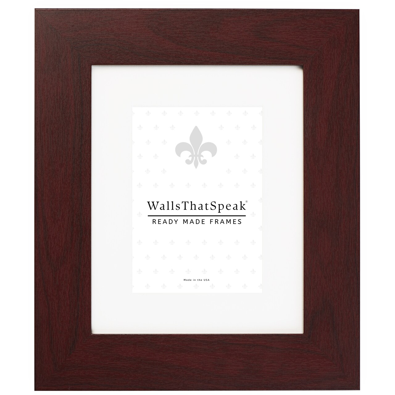 24x36 Matted Picture Frame, Bauhaus 200 2 Inch MDF Moulding, Wall Display Frame for Art, Posters, or Photos by wallsthatspeak